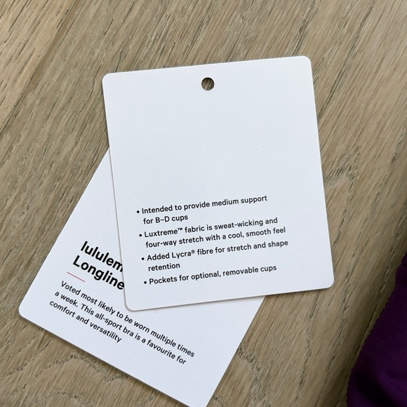 lululemon athletica Deep Purple Crisscross Sports Bra - Picture 3 of 14